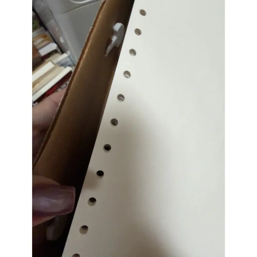 Continuous Feed Computer Paper Blank 9.5x11 Inches White Dot Matrix‎